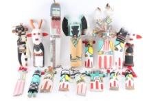 Lot Of 16 Hopi Kachinas