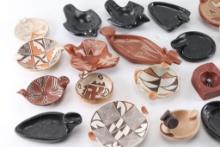 Lot of Native American Ashtrays