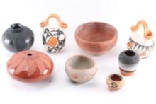 Lot of 8 Indian Pottery