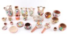 Lot of Poster Painted Pueblo Pottery