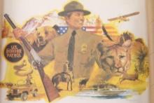 3 Numbered U.S. Border Patrol Prints.