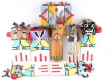 Lot of 7 Hopi Kachinas