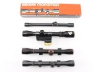 Lot of Five Rifle Scopes