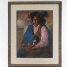 Pastel on Paper by Jack Tobaahe Gene.
