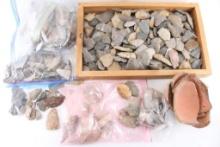 Large Lot of Native American Points