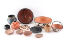 Lot of Native American Pots