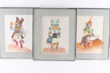 Lot of 3 Watercolors