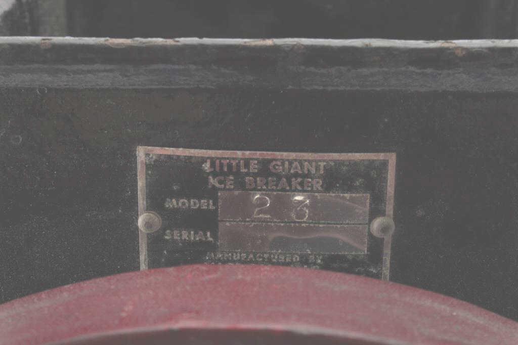 19RG-19 VINTAGE ICE CRUSHER