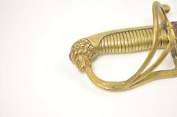 20OS-3 SWORD LION HEAD POMMEL