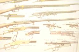 20HI-104 LOT OF 6 PRINTS FIREARM SCHEMATICS