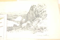 20HI-104 LOT OF 6 PRINTS FIREARM SCHEMATICS