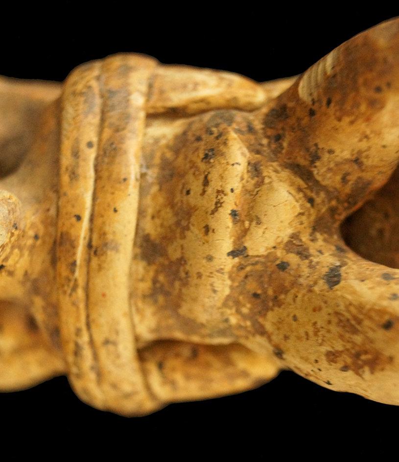 3 1/2"  x 2 1/4" Nayarit Death Bed Figure that is nicely detailed and well crafted.