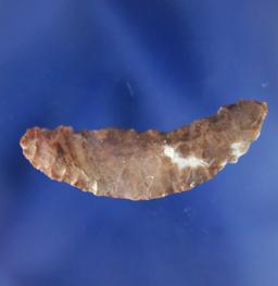 1 11/16" Paleo Crescent found by R. D. Mudge  in Nevada.