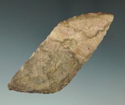 Nicely patinated 3 3/8" Harahey Four Bevel Knife found in the Kansas Area.