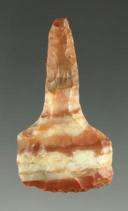 1 5/8" Alibates Flint Drill found in southern Kansas.