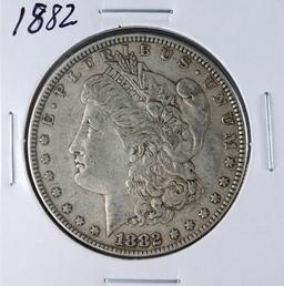 1882 Morgan Silver Dollar VF