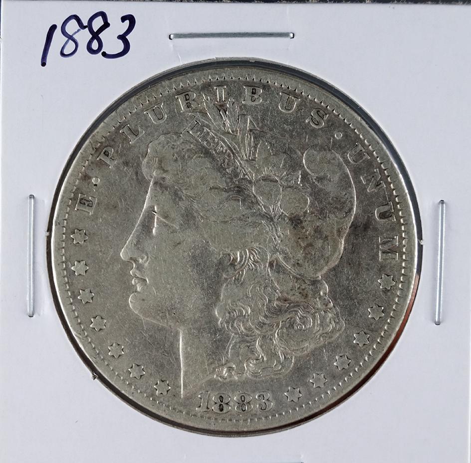 1883 Morgan Silver Dollar VF