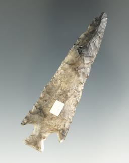 3 1/16" Kelsey Creek Barbed - heavily patinated. Found in Churchill Co., Nevada.