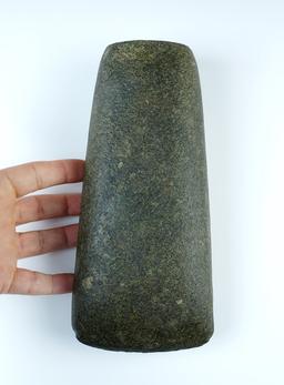 Perfect! 7 7/8" Woodland Celt - nicely patinated, well styled. Knox Co., OH - Porphyritic Hardstone.
