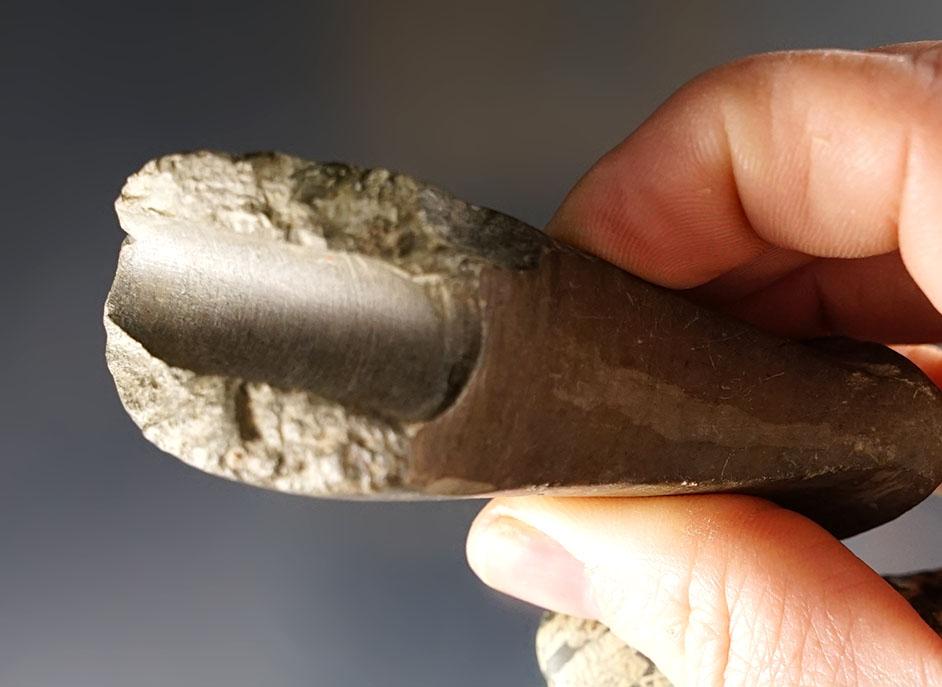 Pair of incredible Bannerstone Fragments that would make great restoration candidates.