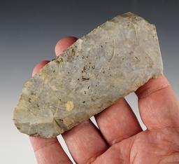 Fine 4 1/4" Paleo Uniface Blade found near Williamsport, Pickaway Co., Ohio. Ex. Jack Hooks.