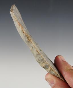 Fine 4 1/4" Paleo Uniface Blade found near Williamsport, Pickaway Co., Ohio. Ex. Jack Hooks.