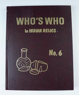 Hardback Book: Who's Who in Indian Relics #6, by Ben Thompson. First edition.