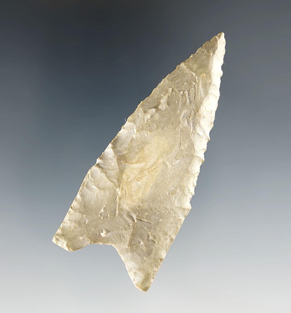2 3/4" Meserve found by J.T. Collier in 1965 near the Sam Rayburn Site, Jasper Co., Texas.