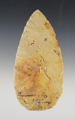 4 7/8" Flint Blade found in Elkhart Co., Indiana.
