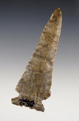 4" Meadowood made from Coshocton Flint. Found in Wabash Co., Indiana.