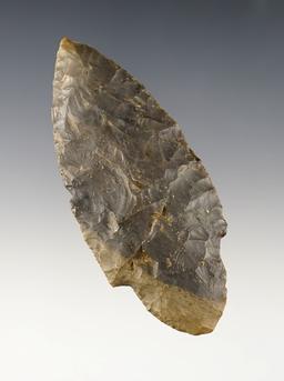 Nice 3 7/16" Adena - Scioto Co., Ohio. Hornstone. Ex. Tom Davis, Eric Wagner collections. COA.