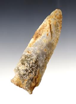 4 1/8" Stilwell made from Tallahatta Quartzite. Found in Lauderdale Co., Alabama.