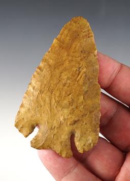 3 1/4" Thebes Deep Notch found in Jackson Twp., Owen Co., Indiana.