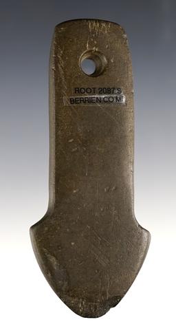 4" Well made Hopewell Shovel Pendant - Berrien Co., Michigan. Ex. Robert Mathias, David Root.