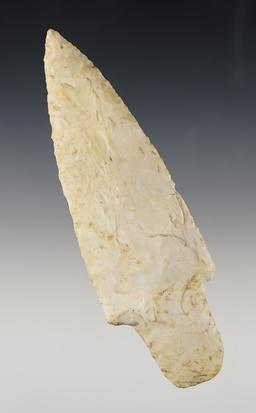 5 3/16" Adena made from Flint Ridge Flint. Found in Hamilton Co., Ohio.