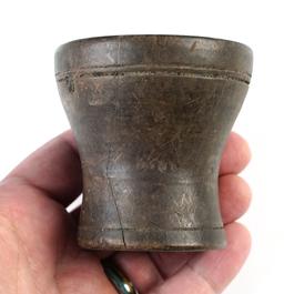 2 11/16" Engraved Inca Kero/Cup found in S. America.