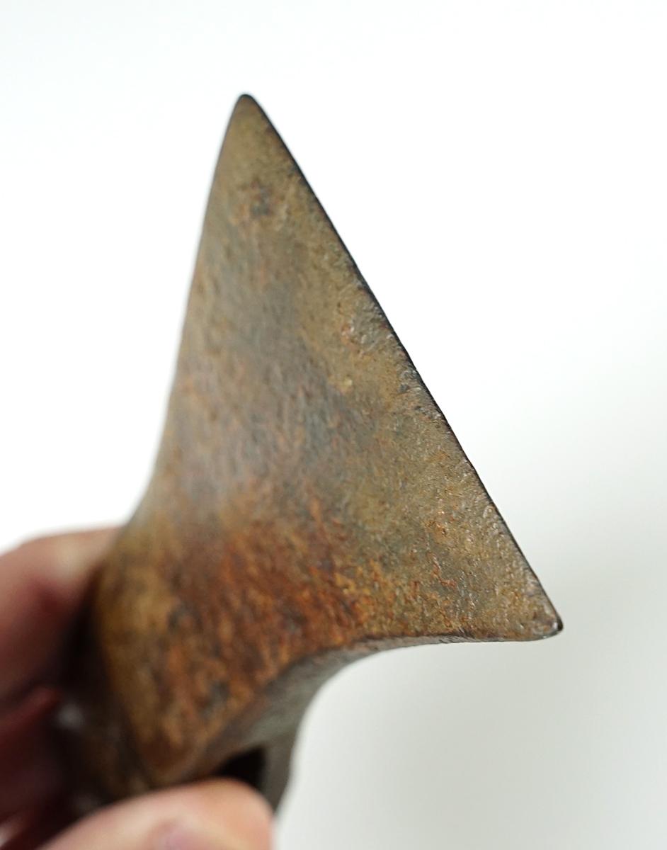 6 1/2" long Iron Pipe Tomahawk found in Illinois.