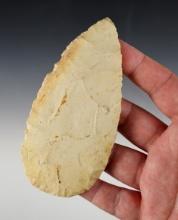 4 7/8" Flint Blade found in Elkhart Co., Indiana.