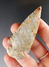 2 15/16" Dovetail that is well made from colorful Flint. Found in Gibson Co., Indiana.