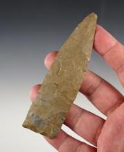 4 1/2" Benton Blade found in Tennessee. Made of Ft. Payne Chert.