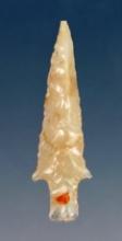 Exceptional! 1 1/8" Dagger point made from attractive semi translucent agate.