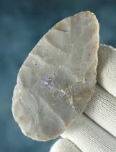 2 15/16" Flint Ridge Flint Adena Cache Blade found in Licking Co., Ohio. Ex. Dave Garvin.