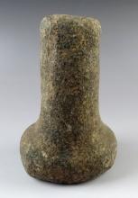 6" Bell Pestle recovered in Pennsylvania. Made from Hardstone. Ex. Gary Noel.