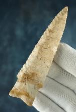 3 15/16" Hardin made of Burlington Chert.  Marion Co., Missouri. Ex. D. D. Newbert . COA's.