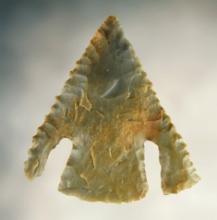1 15/16" Calf Creek found in Searcy Co., Arkansas. COA's. From the collection of Jim Crawford.