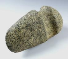 7 1/4" long 3/4 Grooved Axe made from Granite. Found in Ohio.  Ex.  Mark Seeley.