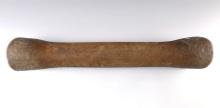 15 3/8" long Neolithic Stone "Dog Bone" Pestle recovered in Africa.  Ex. Herb Tellfors.
