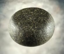 2 7/8" well polished Hardstone Discoidal found in Greene Co., Illinois. Ex. John May.