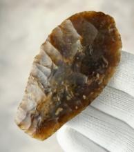 3 3/16" Paleo Hell Gap style knife recovered in Colorado.