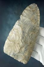 6 1/8" Flint Ridge Flint  Archaic Blade found in Darke Co., Ohio. Ex. Thornhill, Elleman, Lutz. COA.